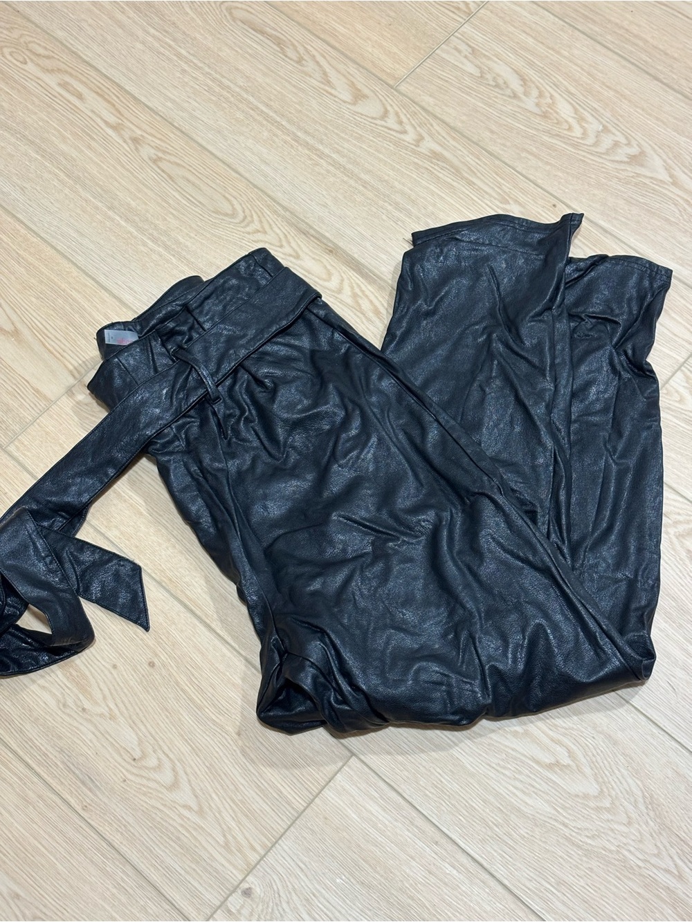 Commando Black Faux Leather Pants